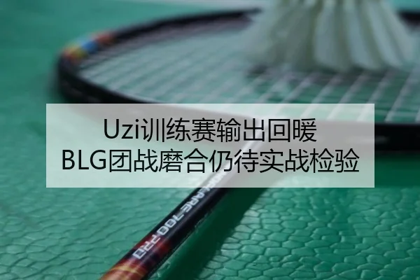 Uzi训练赛输出回暖 BLG团战磨合仍待实战检验